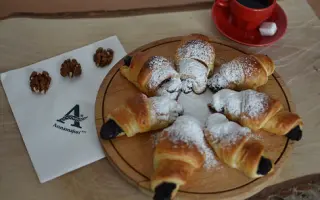 Mini vajas csokipudingos croassan 1 kg-os fagyasztott 1