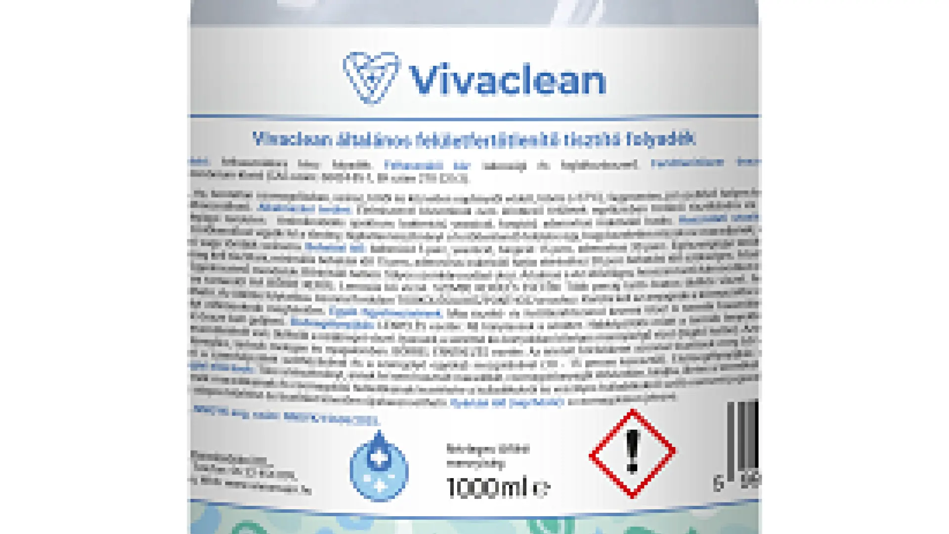 Vivaclean általános felületfertőtlenítő  tisztítószer 1000 ml