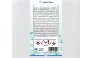 Vivaclean extra felületfertőtlenítő koncentrátum 5000 ml 1