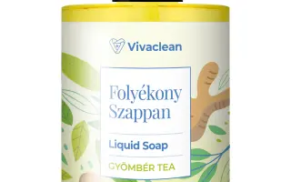 Vivaclean folyékony szappan gyömbér-tea illat 500 ml 1
