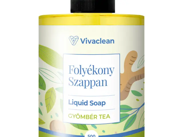 Vivaclean folyékony szappan gyömbér-tea illat 500 ml