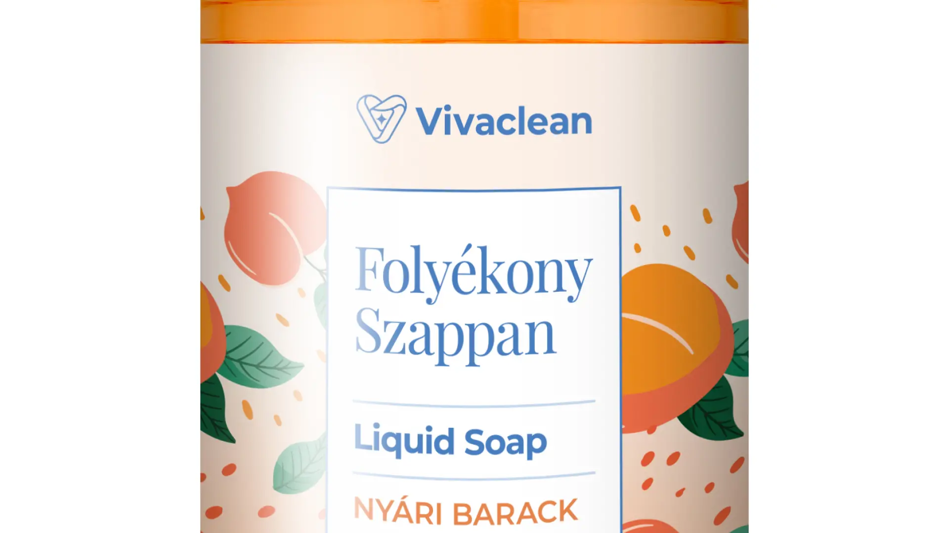 Vivaclean folyékony szappan nyári barack illat 500 ml