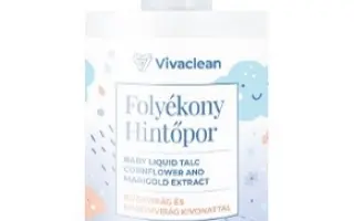 Vivaclean NaturBaby folyékony hintőpor 300 ml 1