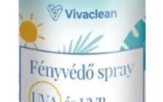 Vivaclean fényvédő spray SPF50 - 100 ml 1