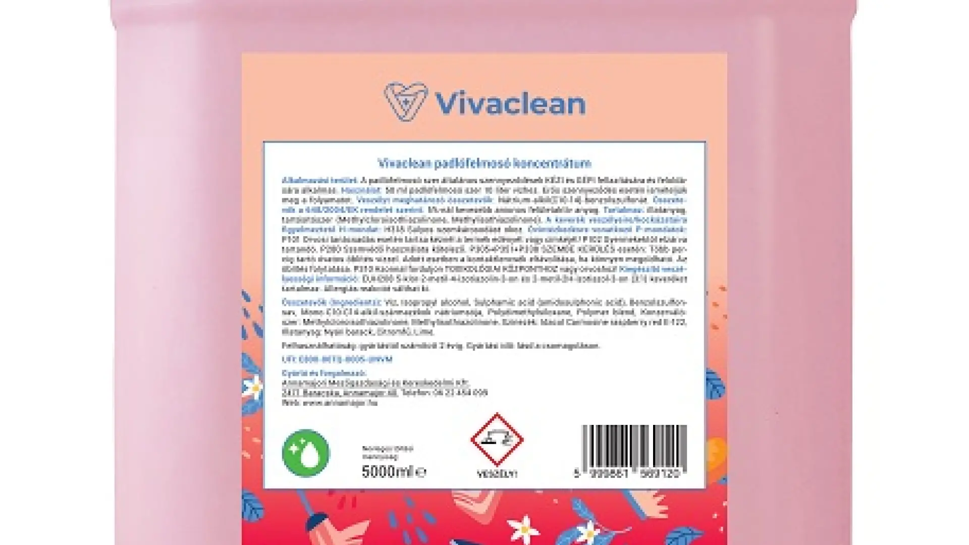 Vivaclean padlófelmosó koncentrátum 5000 ml