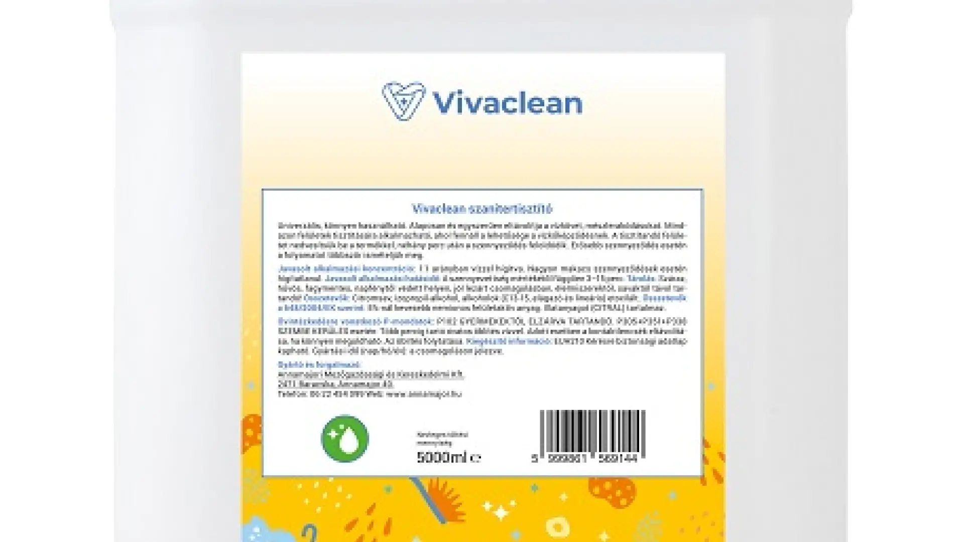 Vivaclean szanitertisztító 5000 ml