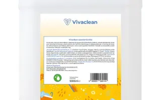 Vivaclean szanitertisztító 5000 ml 1