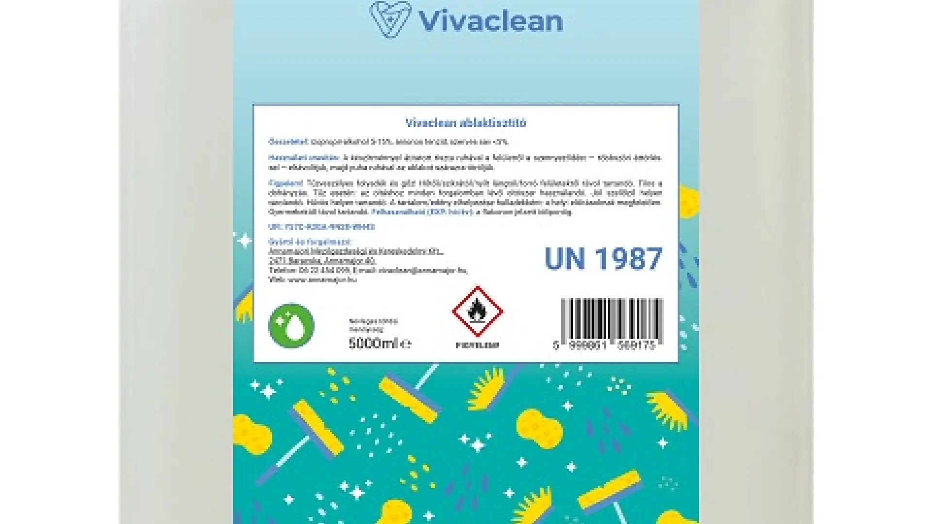 Vivaclean Ablaktisztító 5000 ml