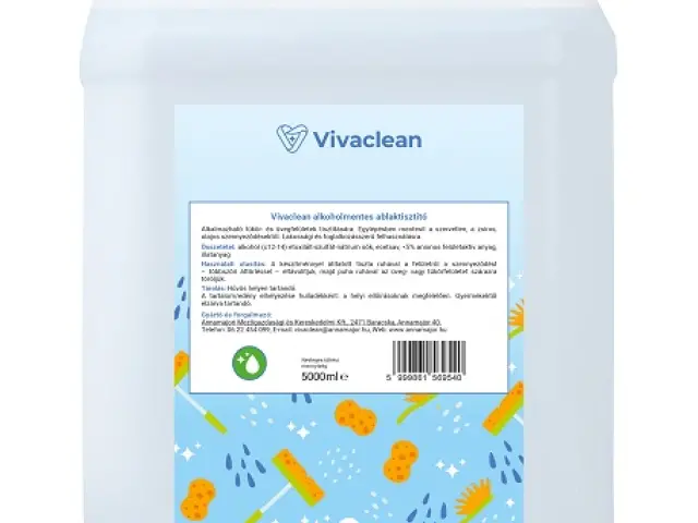 Vivaclean alkoholmentes ablaktisztító 5000 ml