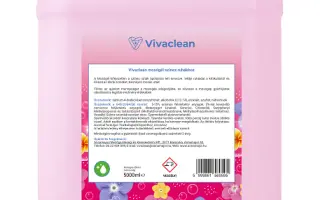 Vivaclean mosógél színes ruhákhoz 5000 ml 1