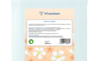 Vivaclean textilöblítő 5000 ml 1