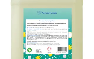 Vivaclean gépi mosogatószer 5000 ml 1