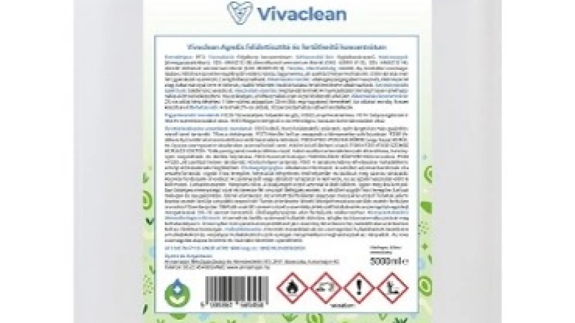 Vivaclean AgroEx felülettisztító és fertőtlenítő koncentrátum 5L