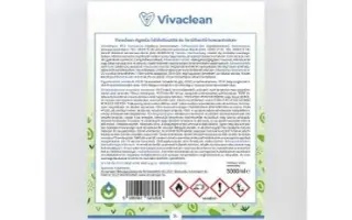 Vivaclean AgroEx felülettisztító és fertőtlenítő koncentrátum 5L 1